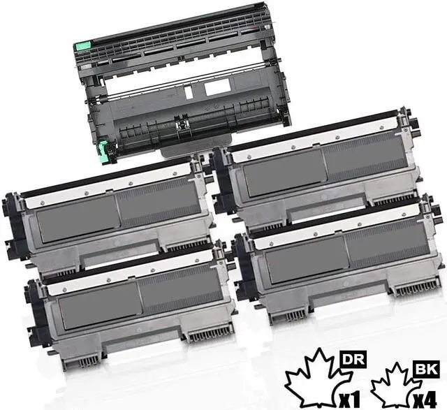 Alt view image 2 of 6 - 5PK Inkfirst® High Yield Compatible Toner Cartridge & Drum Unit TN-450 DR-420 Replacement for Brother TN450 DR420