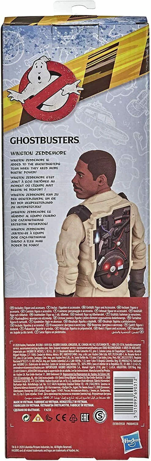 Alt view image 4 of 7 - HASBRO GHOSTBUSTERS CLASSIC 1984 WINSTON ZEDDEMORE 12" ACTION FIGURE