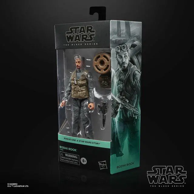 Alt view image 3 of 11 - HASBRO STAR WARS BLACK SERIES ROGUE ONE BODHI ROOK 6" ACTION FIGURE