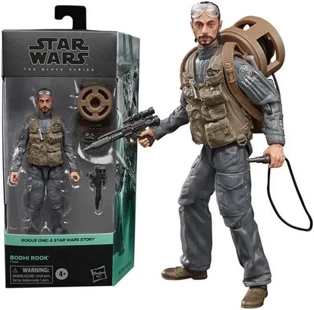 Alt view image 4 of 11 - HASBRO STAR WARS BLACK SERIES ROGUE ONE BODHI ROOK 6" ACTION FIGURE