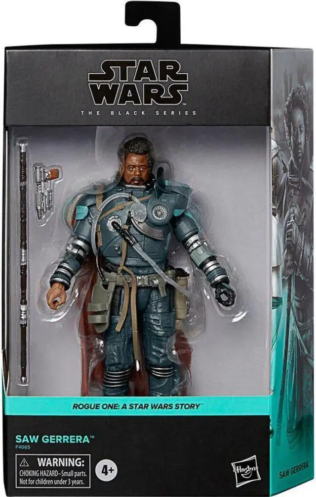 Main image of HASBRO STAR WARS THE BALCK SERIERS DELUXE SAW GERRERA 6" ACTION FIGURE