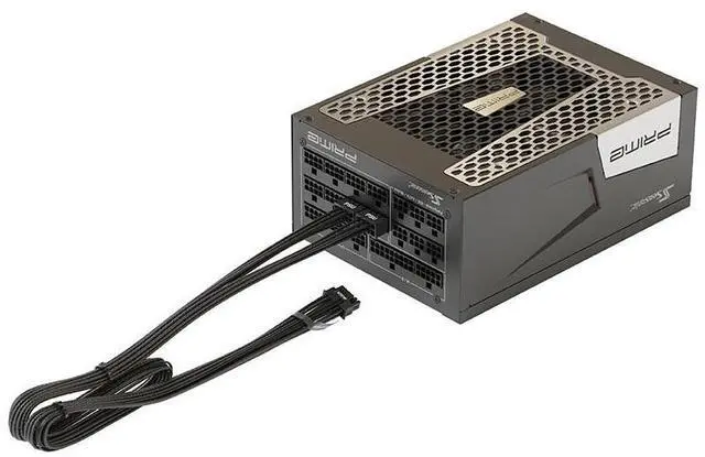 Alt view image 3 of 4 - SEASONIC 12VHPWR 16-Pin Gen 5 600 W Cable, 8-Pin + 8-Pin 9.2 A Terminals/16 AWG- High Current Terminal connectors,Supports 40 Series Graphics Cards - BLACK