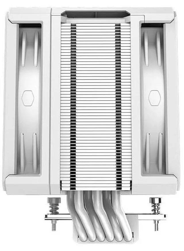 Alt view image 3 of 6 - Cooler Master Hyper 612 APEX White CPU Air Cooler, Dual Mobius 120 PWM Fan, Superconductive Composite 6 Copper Heat Pipes, 159mm Tall, Sleek Top Cover, AMD Ryzen AM5|AM4, Intel LGA 1851|1700 Brackets