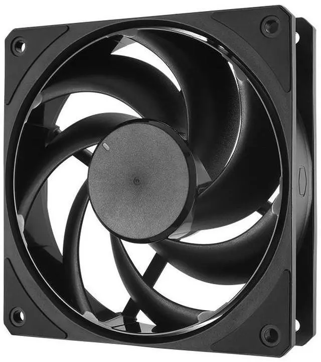 Alt view image 3 of 4 - Cooler Master Mobius 120 VX Black 120mm PWM Fan with Ring Blade, Geometry Anti-Vibration, and Dynamic Oil Return Bearing,for PC Case, Liquid, and Air Coolers