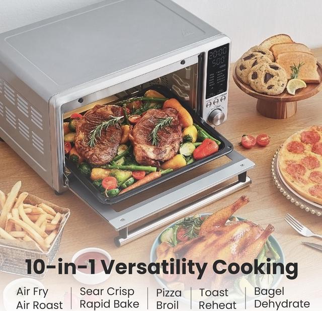 BlackFriday Gift Guide 2021:Comfee' 7-in-1 Air Fryer Toaster Oven for  Foodies