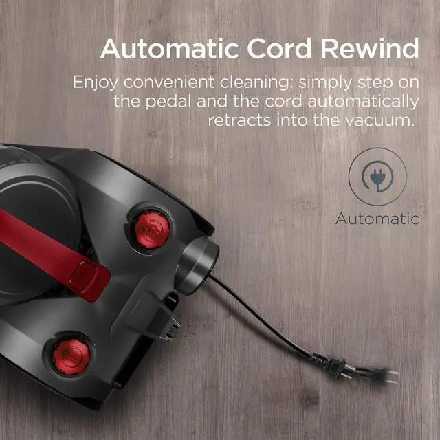 Alt view image 3 of 7 - Eureka WhirlWind Bagless Canister 2.5L Vacuum Cleaner, Lightweight Vac for Carpets and Hard Floors, NEN110A, Blue corded Easy To Maneuver Crevice Tool, Powerful for Every Surface, Big Capacity, Great