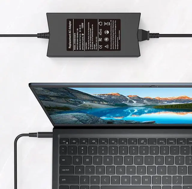 Alt view image 5 of 7 - 130W AC Adapter Laptop Charger 7.4mm Compatible with Dell Precision M20 M60 M70 M90 M2400 M4400 M4500 M6300 Dell XPS 15(L502x) 17(L702x) Dell Inspiron 15 7000 7559 Dell Docking Station Power Cord