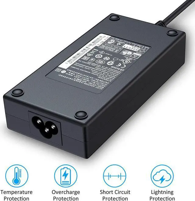 Alt view image 2 of 6 - 180W Charger for Acer Predator Helios 300 G3-571 G3-572 PH315-51 PH317-52 PH315-52 PH317-53 PH317-51 PT315-52 PH317-54 Laptop AC Adapter Power Supply