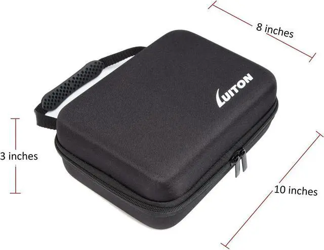 Alt view image 2 of 6 - Carrying Case for Kaito Voyager KA500 Radio,Hard Shell Storage Case with Double-Zipper and Carrying Handle Compatible with Kaito KA500,KA450,KA550 and KA 700