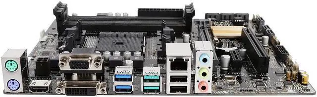 Alt view image 7 of 9 - ASUS A88XM-A/USB 3.1 FM2+ AMD A88X (Bolton D4) SATA 6Gb/s 2 x USB 3.1 (teal blue) USB 3.0 HDMI Micro ATX AMD Motherboard