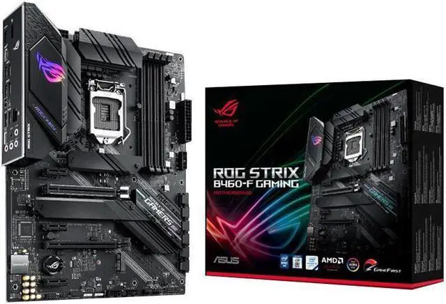 Main image of Asus Rog Strix B460-F Gaming Supports Dual M.2 Usb3.2 Supports Shenguang Sync Ddr4 Gaming Desktop Motherboard