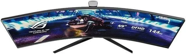 Alt view image 2 of 10 - Asus XG49VQ computer monitor 49 inches 144 hz display for home use in e-sports games