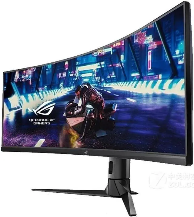 Main image of Asus XG49VQ computer monitor 49 inches 144 hz display for home use in e-sports games