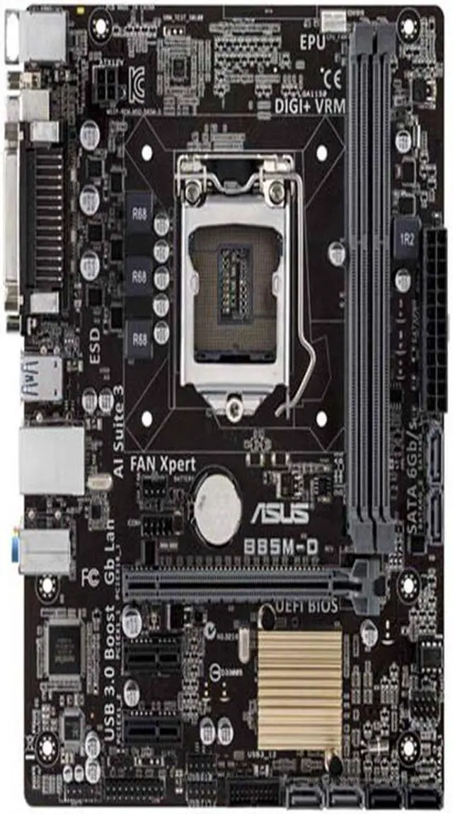 Alt view image 8 of 8 - ASUS B85M-E/CSM LGA 1150 Intel B85 HDMI USB 3.0 Micro ATX Intel Motherboard