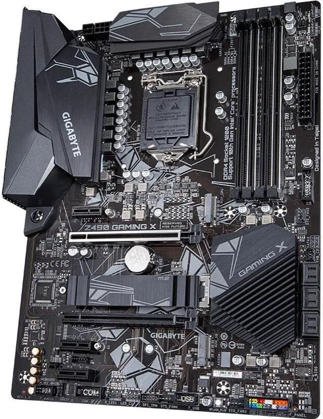 Alt view image 5 of 6 - GIGABYTE Z490 GAMING X LGA 1200 Intel Z490 SATA 6Gb/s ATX Intel Motherboard