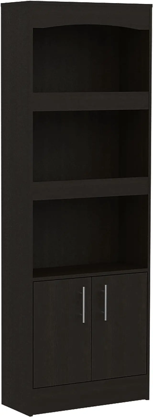 Alt view image 4 of 6 - Durango, Bookcase, With 3 Shelves, And 1 Drawer -Black Wengue