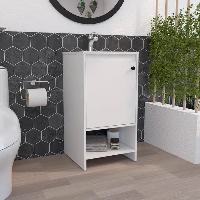 Main image of Chariot Free Standing Vanity Cabinet, One Open shelf