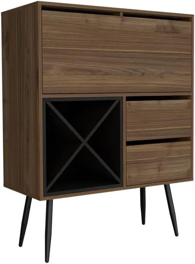 Alt view image 4 of 6 - Orchid Bar, Two Drawers, Four Double Liquor Spaces, One Cabinet