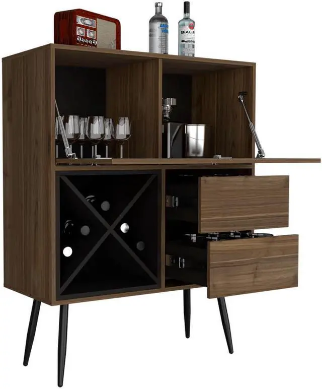 Alt view image 5 of 6 - Orchid Bar, Two Drawers, Four Double Liquor Spaces, One Cabinet