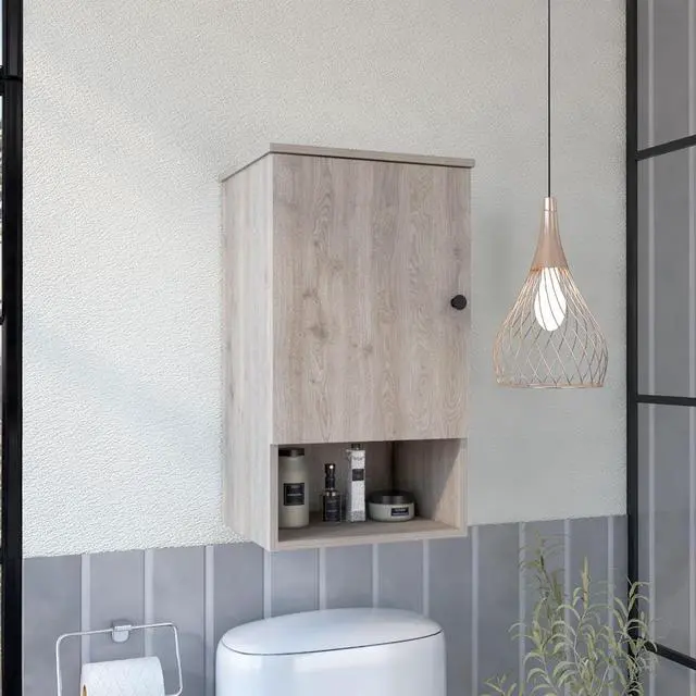 Main image of Alaska Medicine Cabinet, With Three Storage Shelves, Single Door Cabinet