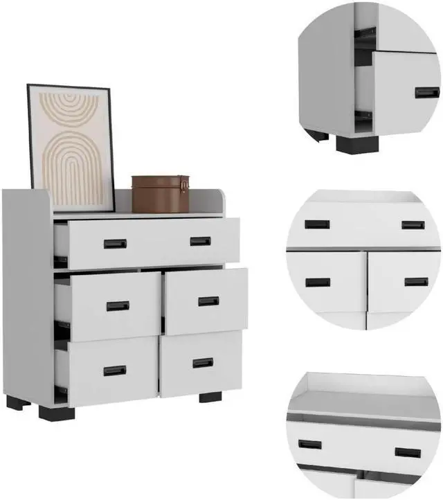 Alt view image 2 of 5 - Anemone Dresser, One Double Drawer, Four Drawers
