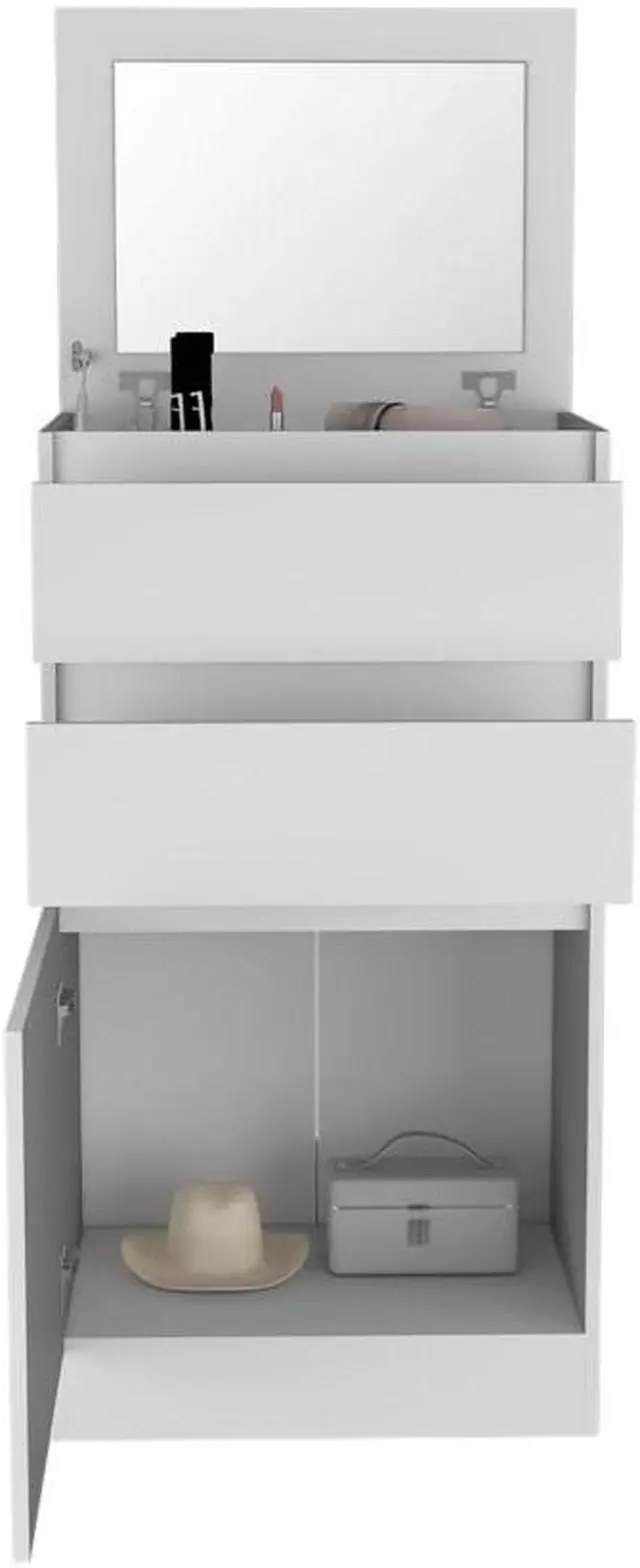 Alt view image 5 of 6 - Celestial Dresser, Jewelry Box, Mirror, Two Drawers, Single Door Cabinet