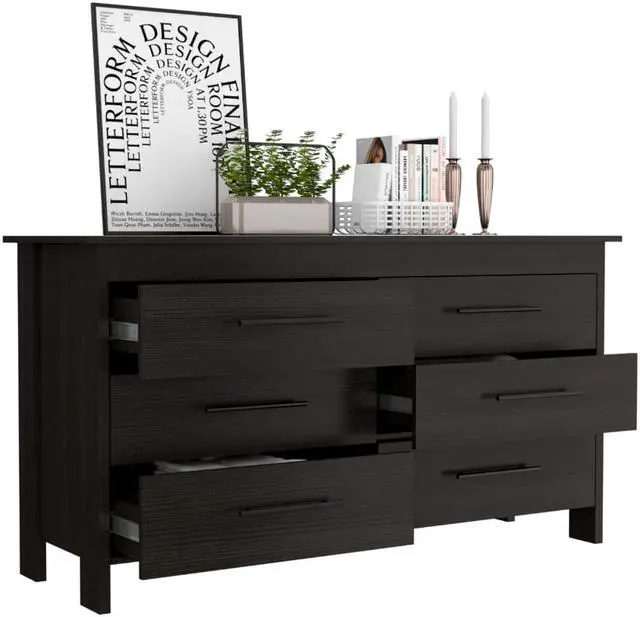 Alt view image 5 of 6 - Luxor Six Drawer Double Dresser