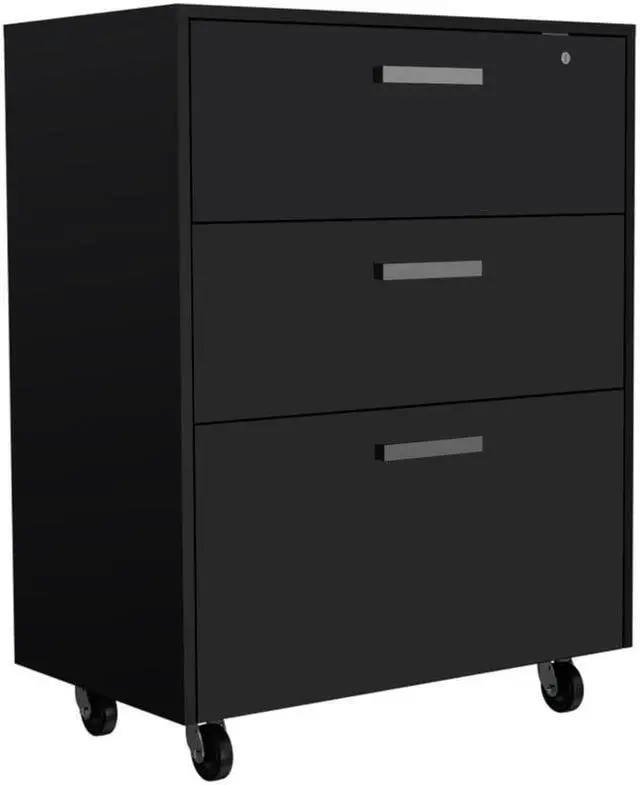 Alt view image 4 of 6 - Penny Storage Cabinet, Three Drawers , Four Casters