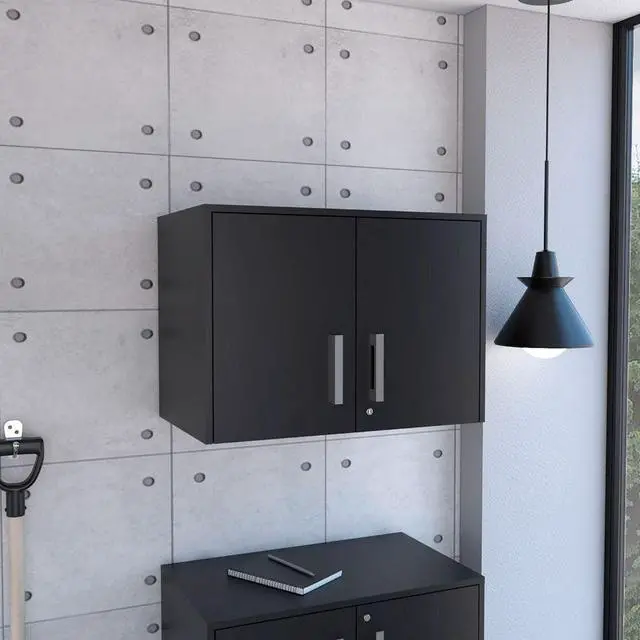 Main image of Penny Storage Wall Cabinet, Double Door, Three Internal Shelves