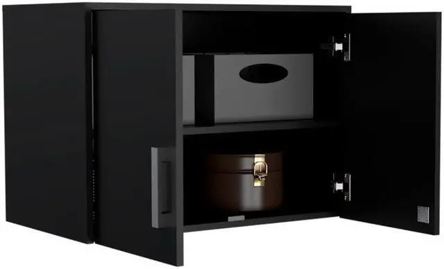 Alt view image 5 of 6 - Penny Storage Wall Cabinet, Double Door, Three Internal Shelves