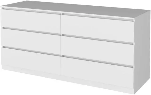 Alt view image 4 of 6 - Seul Six Drawer Double Dresser, Superior Top