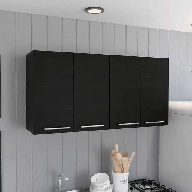 Main image of Sitka Wall Cabinet, Two Spacious Divisions, Four Doors