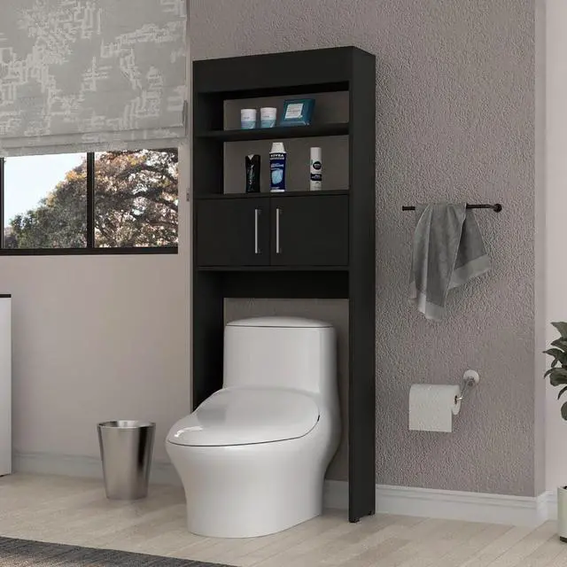 Main image of Valencia Over The Toilet Cabinet, Two Shelves, Double Door