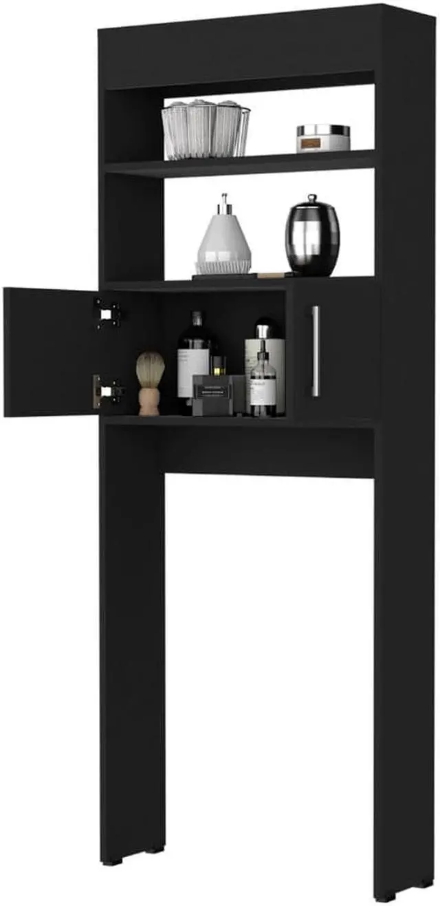 Alt view image 4 of 5 - Valencia Over The Toilet Cabinet, Two Shelves, Double Door