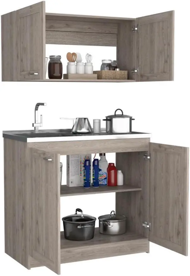 Alt view image 5 of 6 - Perseus CabinetSet, Two Parts Set
