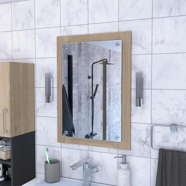Main image of Everly Bathroom Mirror, Looking Glass, Frame