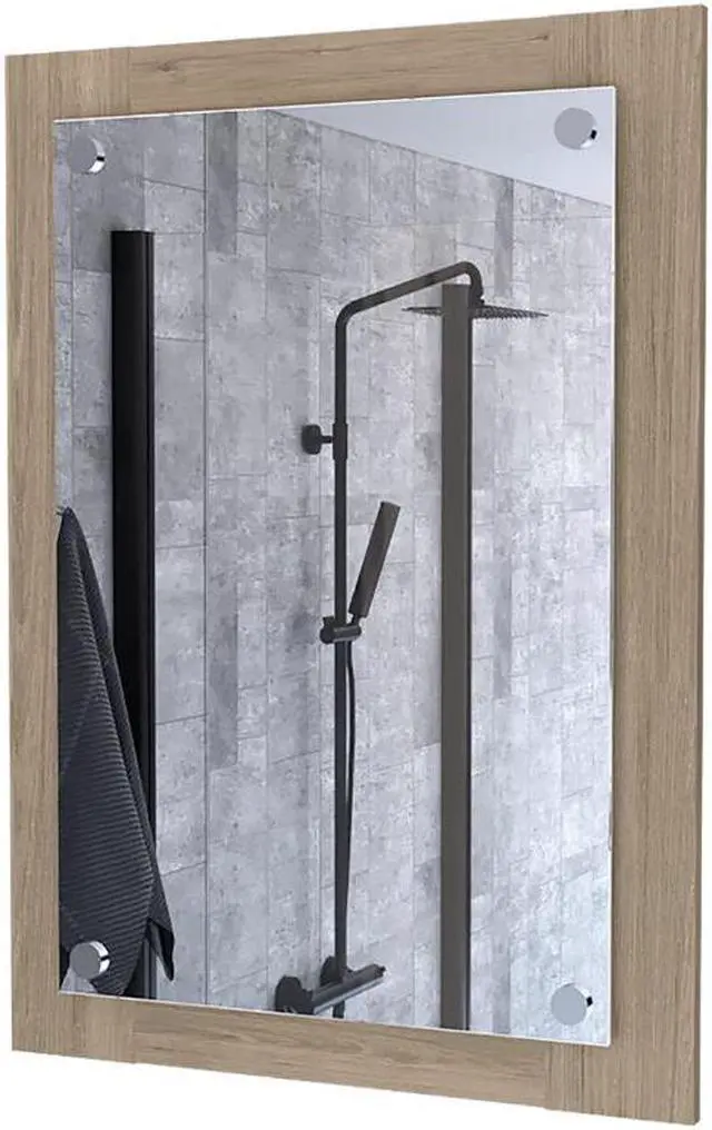 Alt view image 4 of 5 - Everly Bathroom Mirror, Looking Glass, Frame