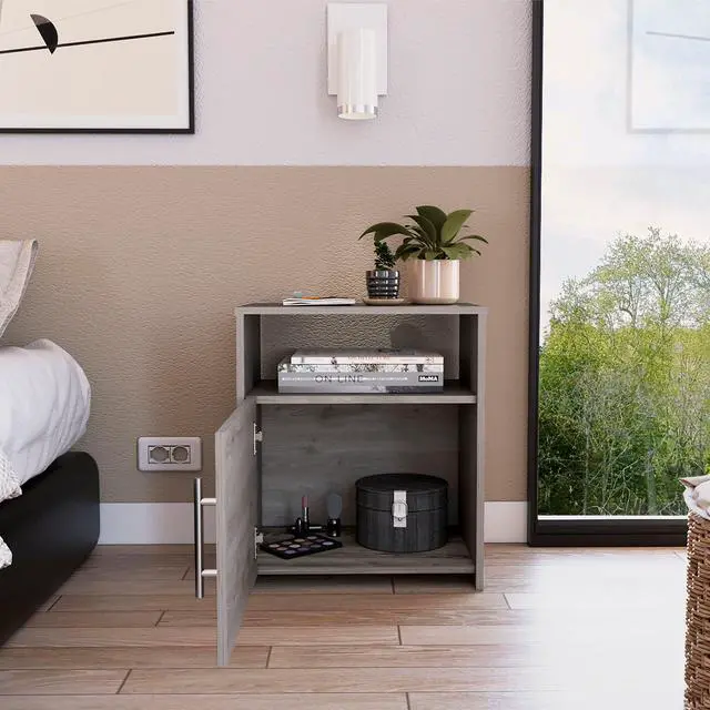 Alt view image 2 of 6 - Bristol Nightstand, One Cabinet, Top surface