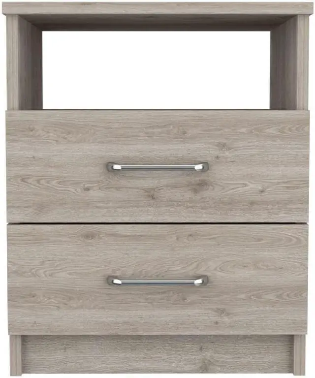 Alt view image 6 of 6 - Oklahoma Nightstand, Two Drawers, One Shelf