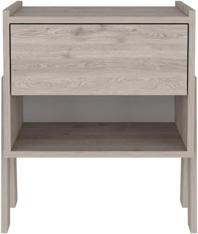 Alt view image 6 of 6 - Tassel Nighstand, One Drawer, One Open Shelf, Superior Top, Four Legs