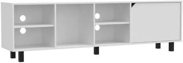 Alt view image 4 of 6 - Native TV Stand for TV´s up 70", Four Open Shelves, Five Legs