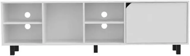 Alt view image 6 of 6 - Native TV Stand for TV´s up 70", Four Open Shelves, Five Legs