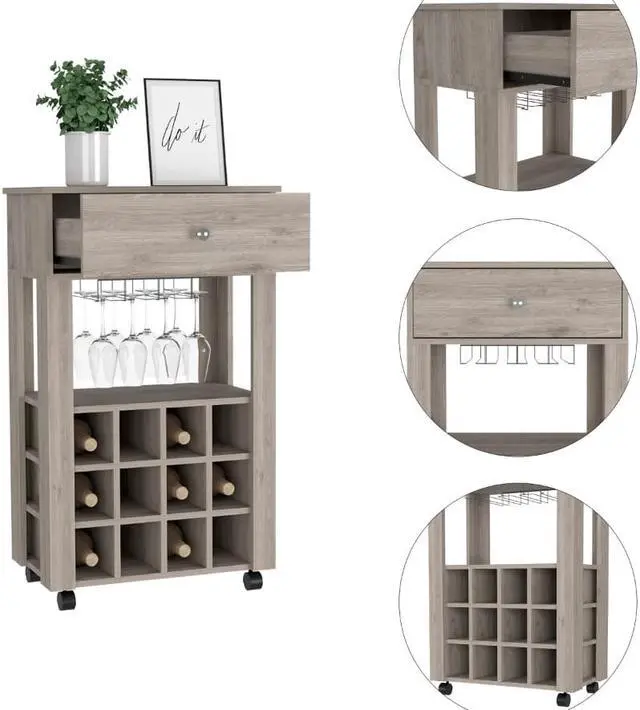Alt view image 3 of 6 - Hamburg Coffee Table, One Open Shelf, One Drawer