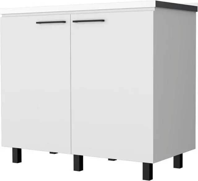 Main image of Oklahoma 2 Utility Sink & Cabinet, Interior Shelf, Aluminum Countertop