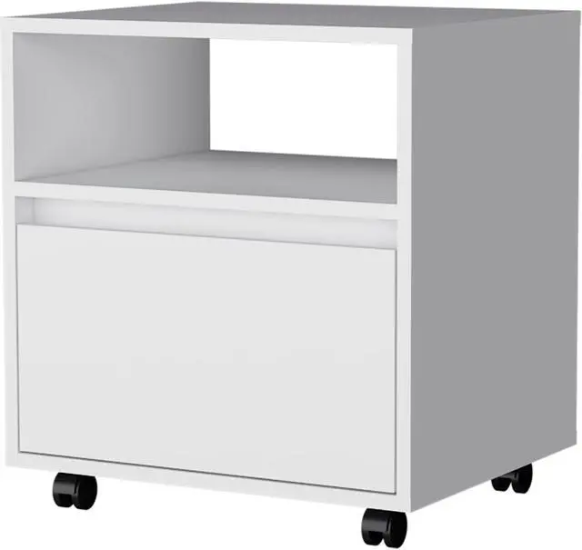 Main image of Duncan Nightstand, Top Open Shelf, 1 Drawer