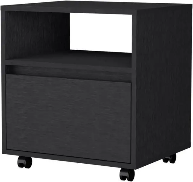 Main image of Duncan Nightstand, Top Open Shelf, 1 Drawer