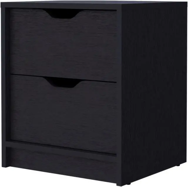 Main image of Dillon 2 Drawers Nightstand, Bedside Table with Storage