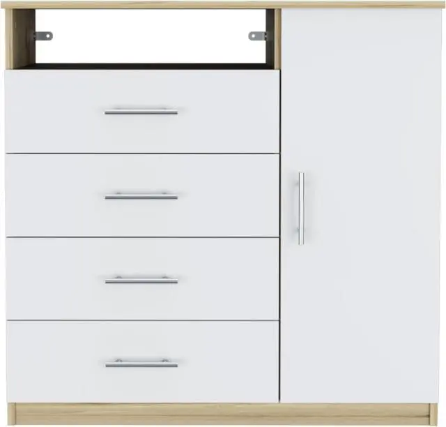 Main image of Carolina Four Drawer Dresser Single Door