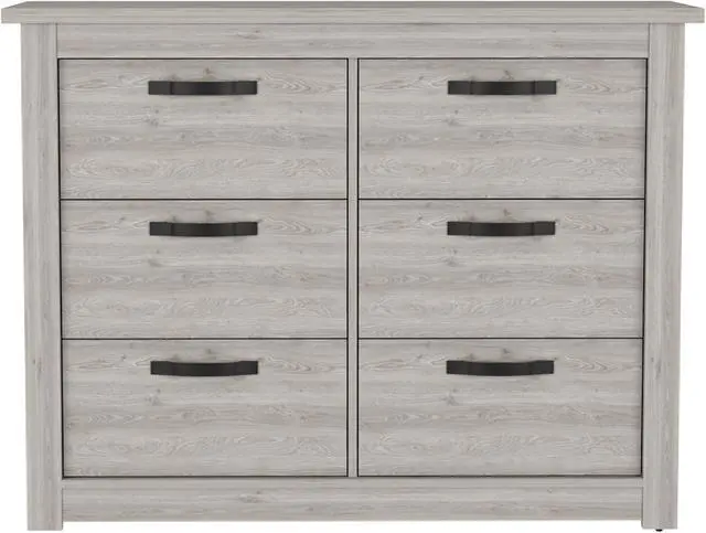 Main image of Westport Six Drawer Double Dresser,  Superior Top, Metal Hardware