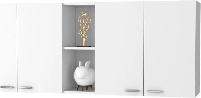 Main image of Winslow 150"  Wall Cabinet, Four Doors, Two Divisions, Two Shelves